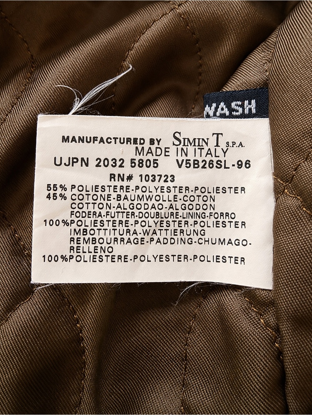 Armani Jeans Corduroy Bomber , vintage Jacket – Made in Italy size S - Picture 8 of 12